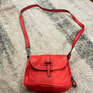 Beautiful orange Tignanello small Crossbody. Non-smoking home.